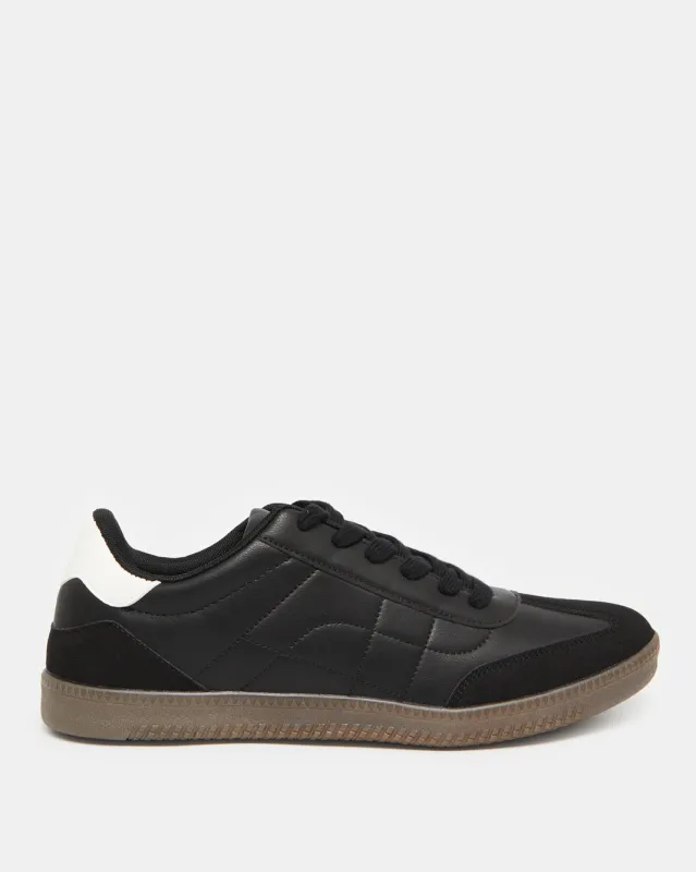 Men Navy Material Block Sneaker sold by Redtag