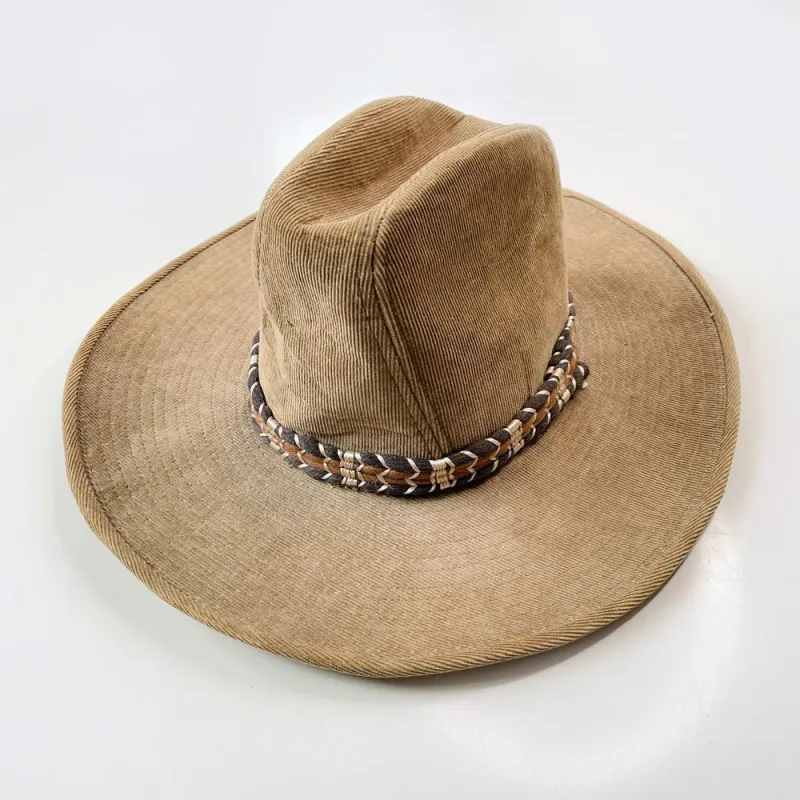 vintage lanning corduroy rancher cowboy hat sold by Good Market Thrift Store