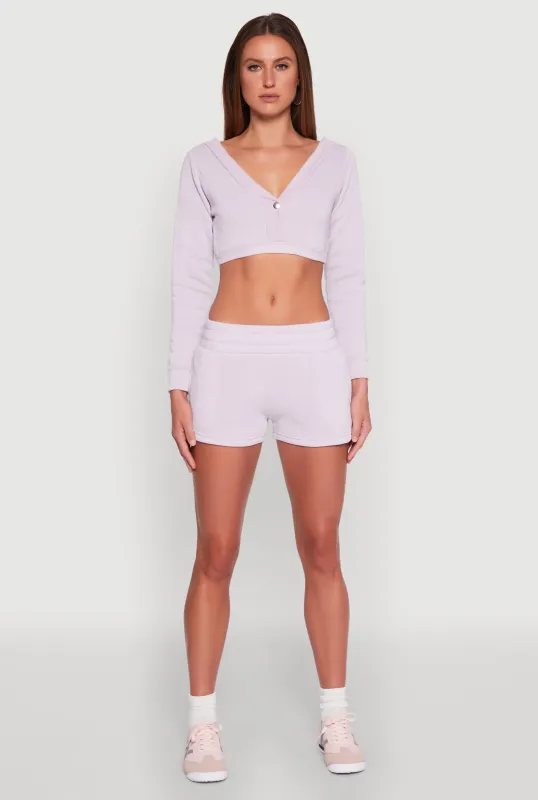 Fleece Elastic Waist Sweatshorts sold by Rainbow