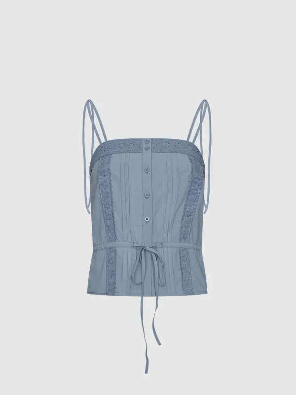 Tie Front Cami Tops sold by Urban Revivo