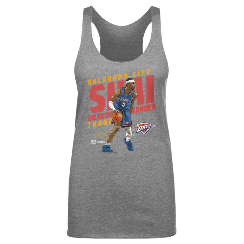 Shai Gilgeous-Alexander Oklahoma City Thunder Slant WHT sold by 500 Level