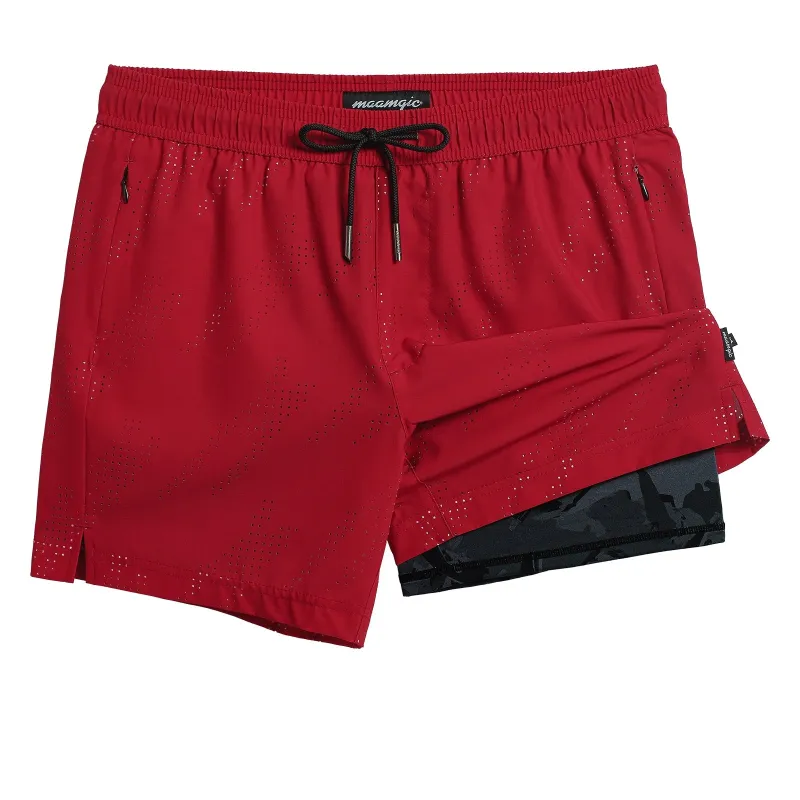 Easybreath II Two-Tone Minimal Swim Trunks sold by maamgic