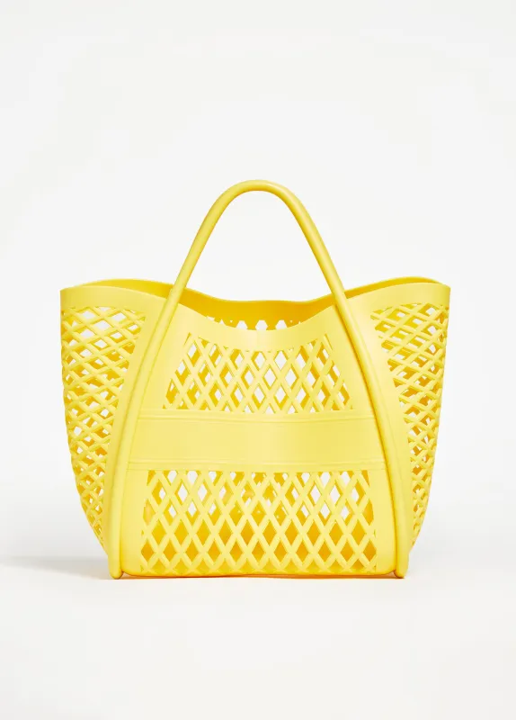 Lattice Rubber Shopping Tote sold by Ashley Stewart