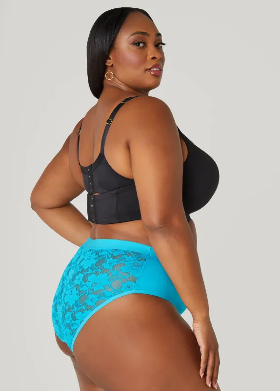 Lace Paneled Hipster Panty sold by Ashley Stewart