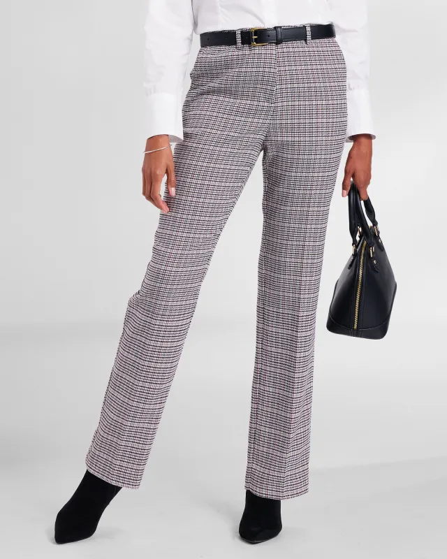 Appleseeds Women's Washable Gabardine Mini Plaid Pants - Multi - 18P - Petite sold by Buff