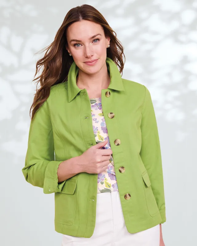 Appleseeds Women's Dennisport Anywhere Jacket - Green - PXL - Petite sold by Buff