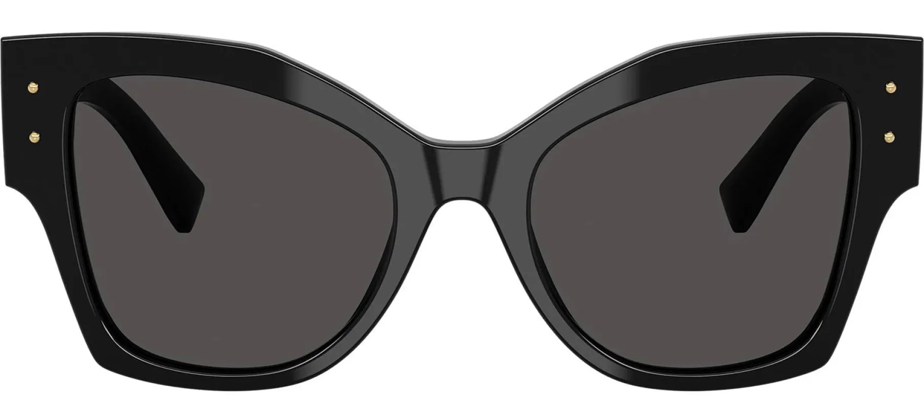 DOLCE & GABBANA DG 4478 501/87 Cat Eye Black Acetate Sunglasses with Dark Grey Lens sold by Gaffos