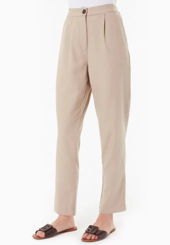 Linen Blend Pants Sand sold by Ivalo.com