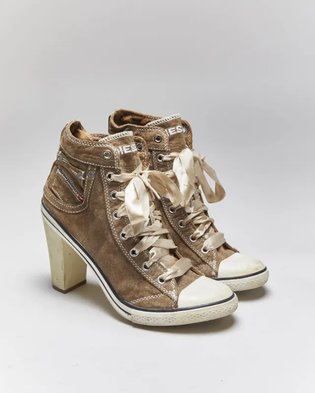 Vintage Y2k 00s Diesel Trainer Heels - UK7 sold by Rokit