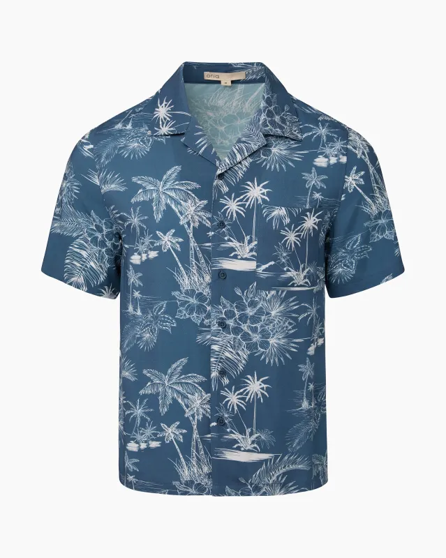 Viscose Camp Collar Shirt sold by Onia