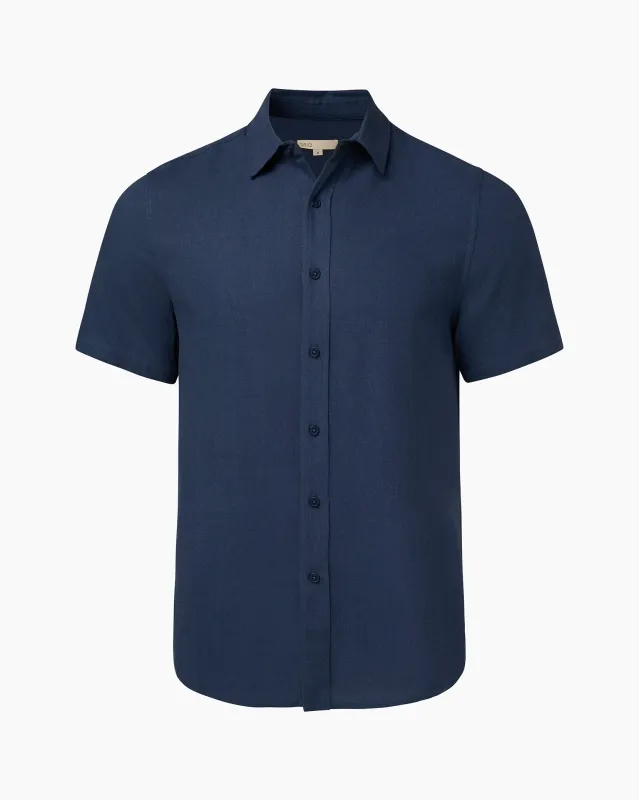 Standard Short Sleeve Linen Shirt sold by Onia