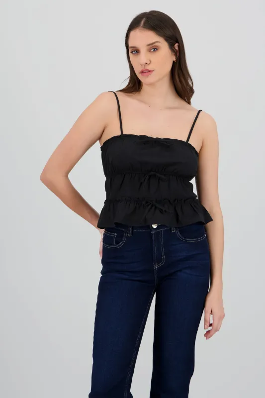 Blusa tiranes detalle moños sold by Shasa