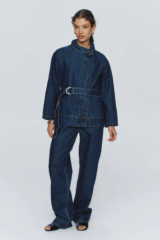 Marle | Oda Jacket - Washed Indigo sold by Sister & Co