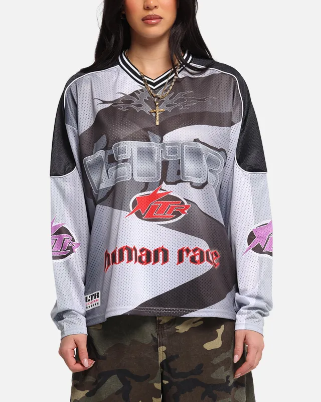 Loiter Cyber Hockey Jersey Grey/Black sold by Culture Kings