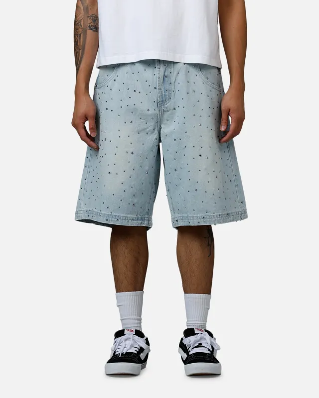 Saint Morta Amplus Glamourama Jorts Blue Dust sold by Culture Kings