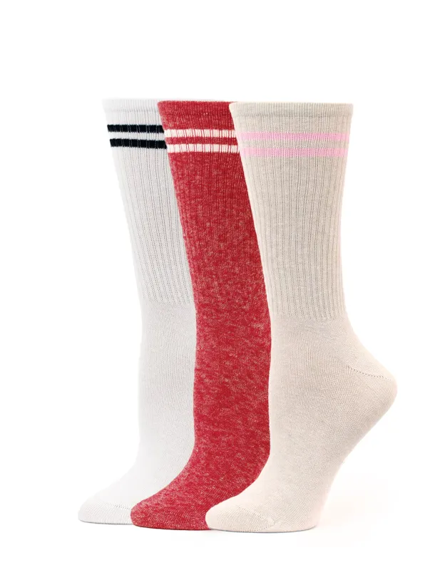 Women's Must-Have Crew 3 Pair Pack sold by HUE