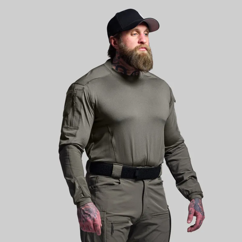 Long Sleeve Op Top (Ranger Green) sold by Born Primitive