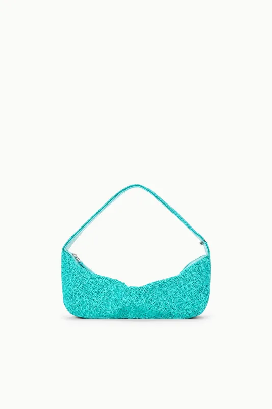 DEMY BEADED SHOULDER BAG | TEAL sold by STAUD