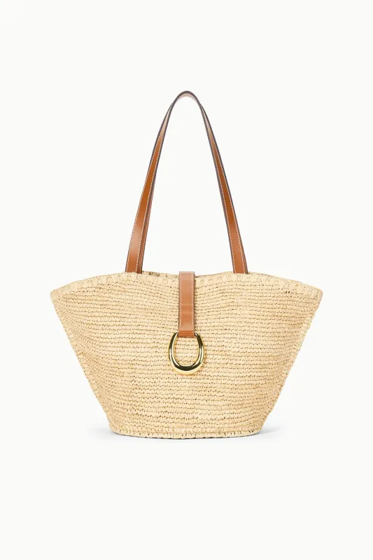 VISTA TOTE | NATURAL TAN sold by STAUD