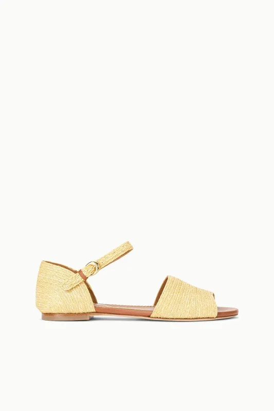 CATHERINE SANDAL | NATURAL sold by STAUD