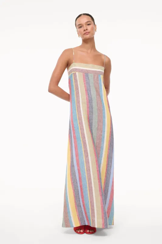 LAURA LINEN DRESS | MARKET STRIPE sold by STAUD