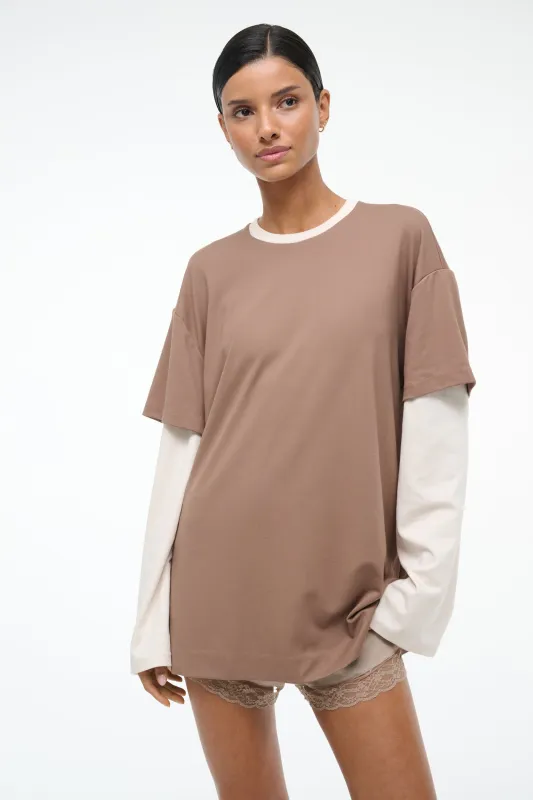 WILLIAM TEE | TAUPE ECRU sold by STAUD