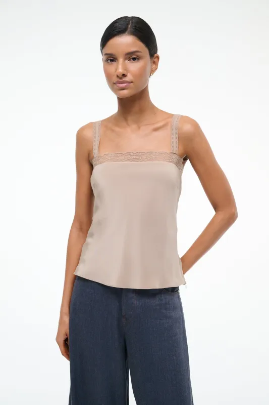 VERONICA SILK TOP | DUNE sold by STAUD