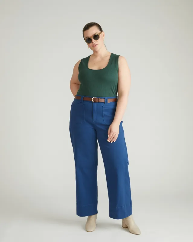 Claudia High Rise Stretch Jeans - French Blue sold by Universal Standard