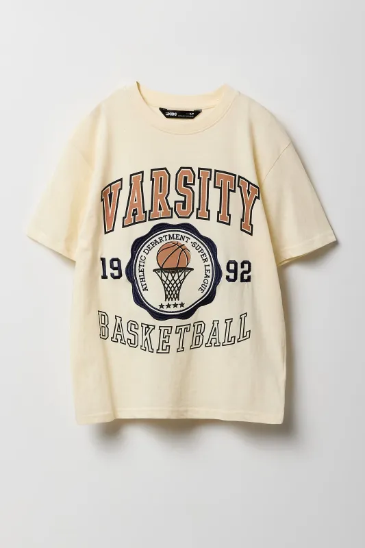 Boys Varsity Basketball Graphic T-Shirt sold by Urban Planet