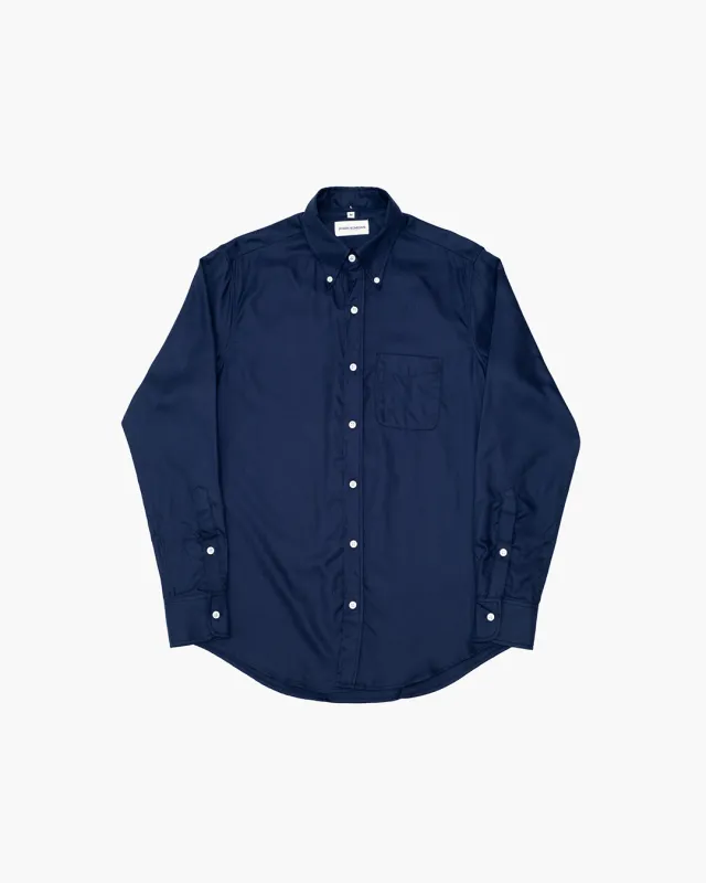 Navy Ivy Oxford Shirt sold by John Simons