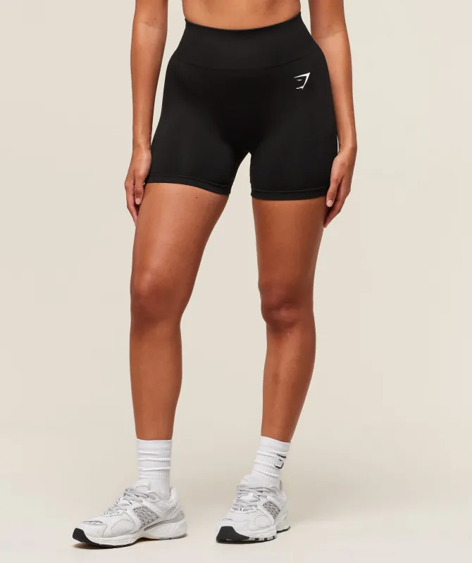 Gymshark Vital Sculpt Seamless Short - Black sold by Gymshark