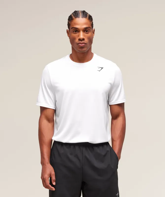 Gymshark Arrival T-Shirt (Tall) - White sold by Gymshark