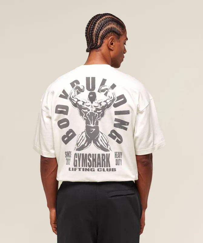 Gymshark Lifting Club Flex T-Shirt - Soft White sold by Gymshark
