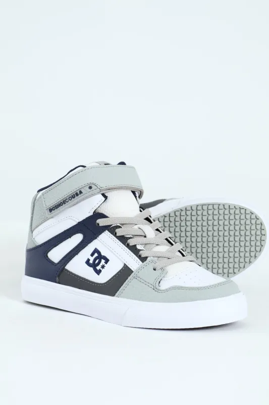 Boys Pur High-Top Sneaker - Grey sold by Edgars