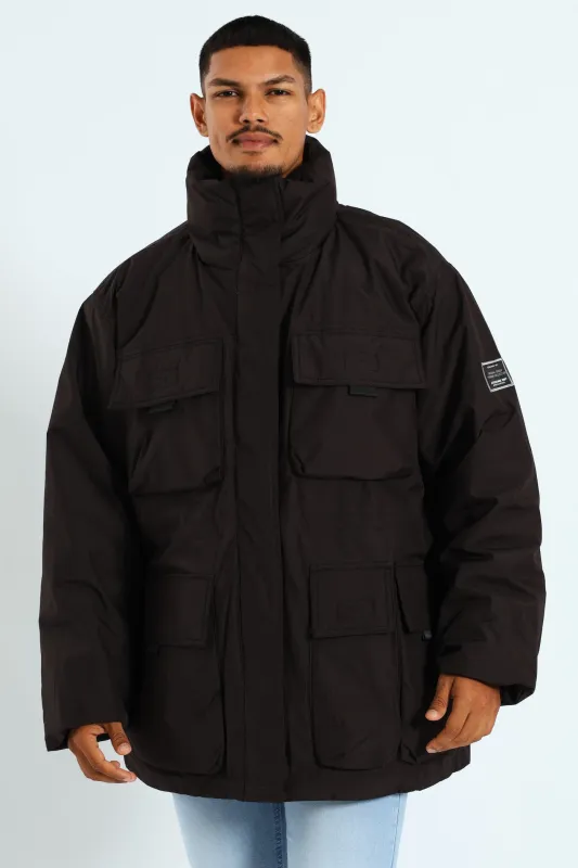 Heavy Puffer Jacket - Black sold by Edgars