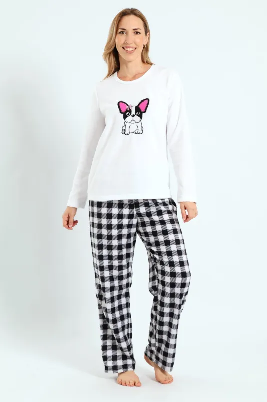 Pooch Polar Fleece Set - White sold by Edgars 