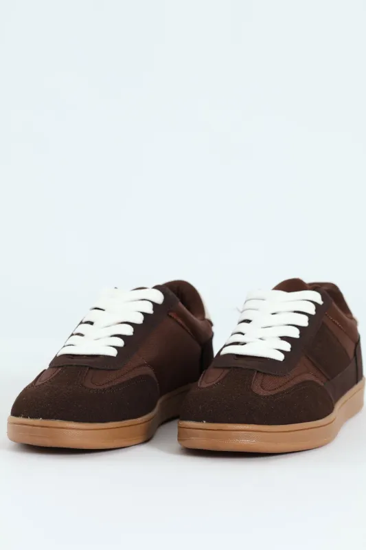 Boys Gumsole Sneaker - Chocolate sold by Edgars