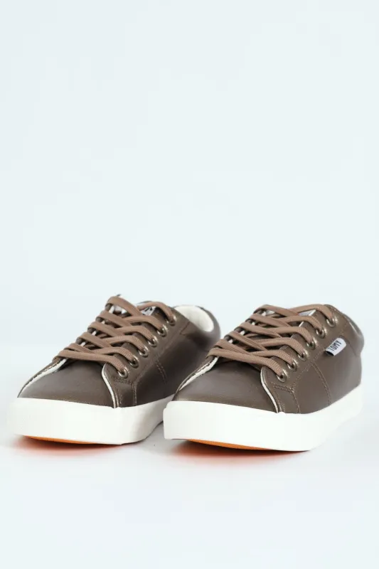 Simone Lace Up Sneaker - Bronze sold by Edgars