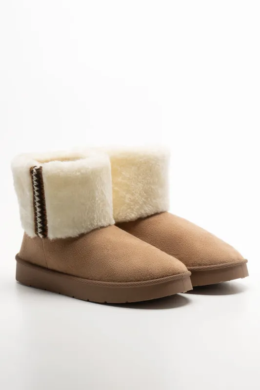 Fur Comfy Boots Natural sold by Ackermas