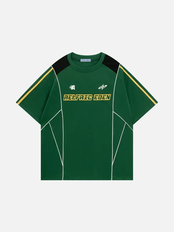 Aelfric Eden Color Blocking Soccer Jersey sold by Aelfric Eden