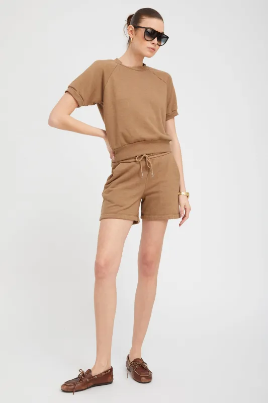 Camel Sweatshorts sold by SPRWMN