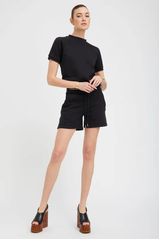 Black Sweatshorts sold by SPRWMN