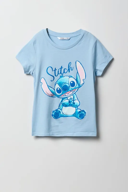 Girls Stitch Graphic T-Shirt sold by Urban Planet