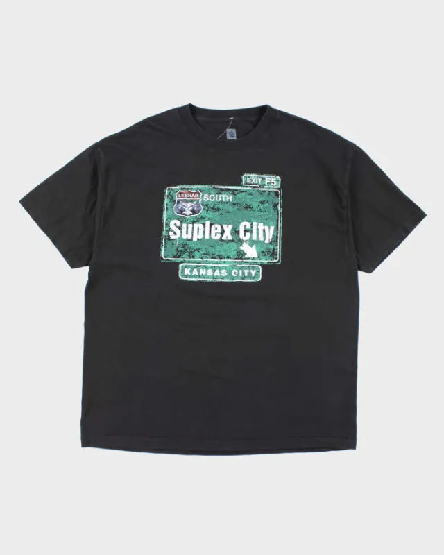 Vintage WWE Brok Lensar Suplex City T-shirt - XXL sold by Rokit