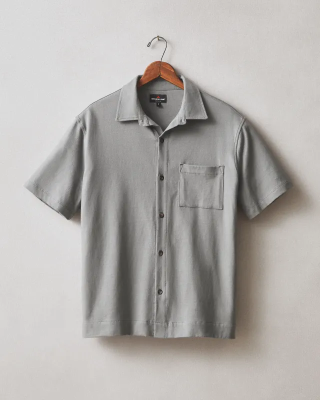 Men's Resort Shirt - Silent Storm sold by American Giant