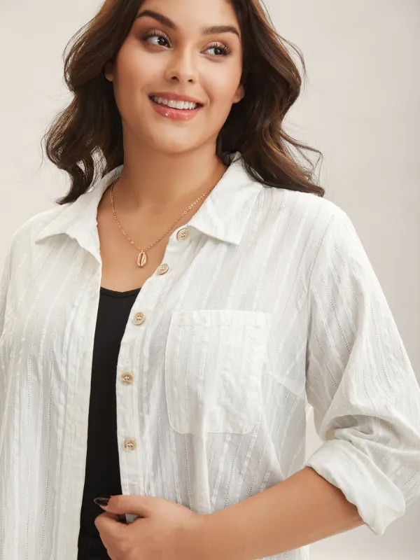 Pure Cotton Sheer Pocket Shirt sold by Bloomchic