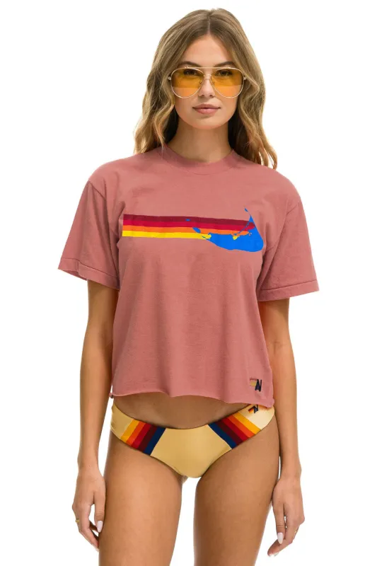 NANTUCKET 2025 BOYFRIEND TEE - SALMON sold by Aviator Nation