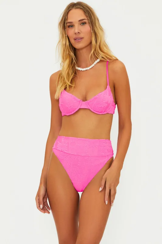 Camilla Top Strawberry Stand Terry sold by Beach Riot