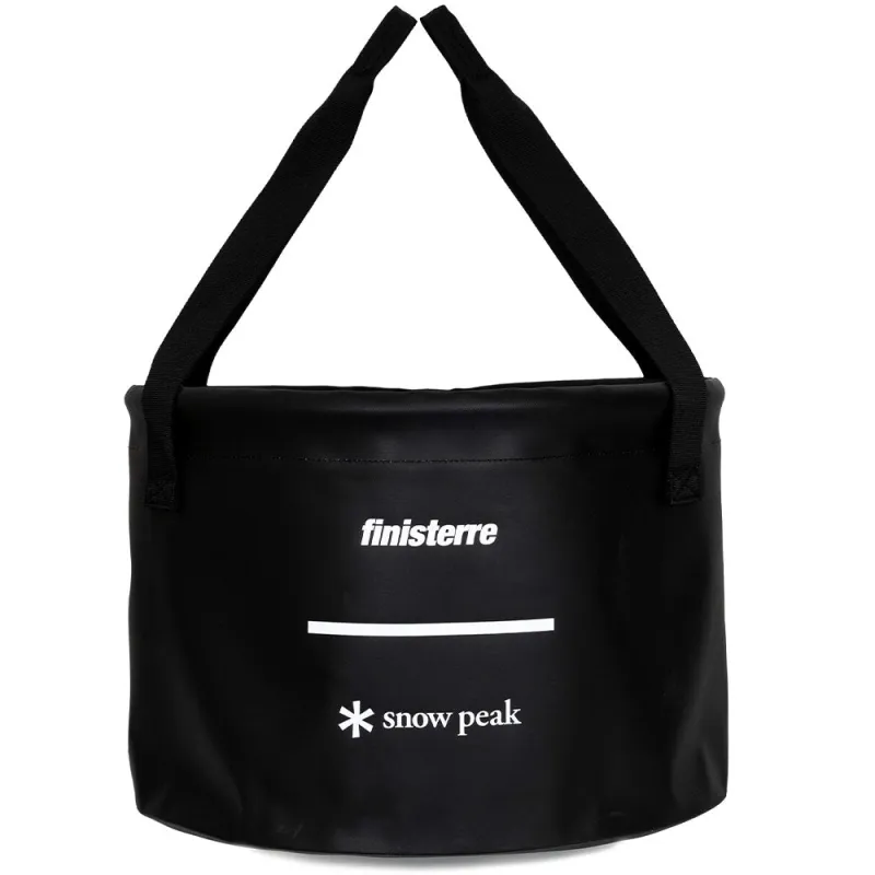 finisterre | Snow Peak x Finisterre Drift Bucket 24L 'Black' sold by Hatchet Outdoor Supply Co