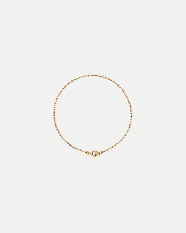 Enamel Bead Chain Anklet sold by Veronica Beard